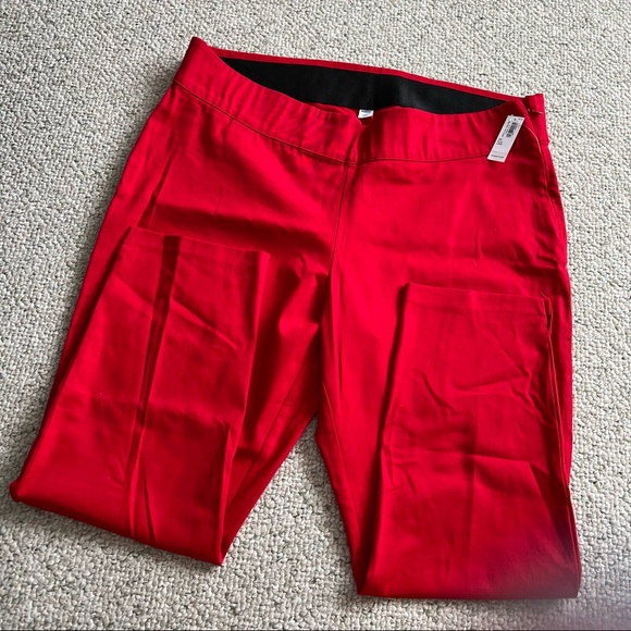 22 Long Red Old Navy Pants NWT - Picture 2 of 8